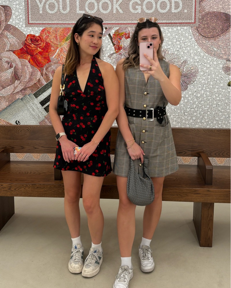 Realisation Par Leila Cherry Mini Dress by Realisation Par - Pickle