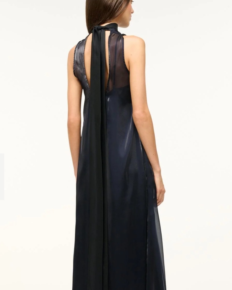 Staud Albee Midnight Black Dress by Staud - Pickle