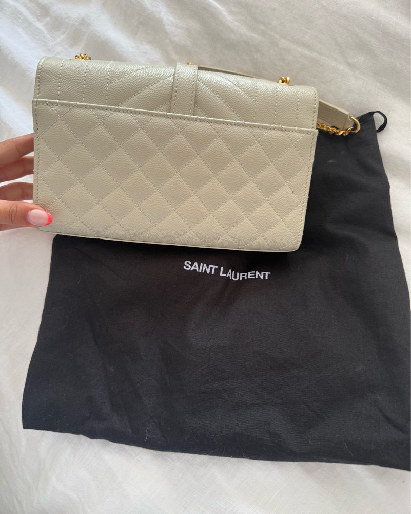 White YSL Bag by YSL - Pickle