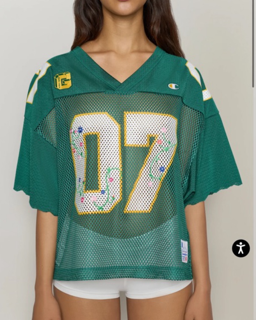 Guizio x Champion Football Jersey by Danielle Guizio - Pickle