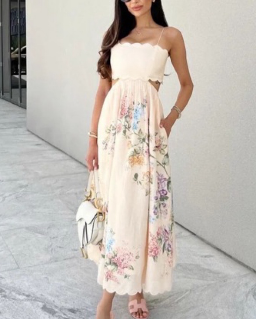 ZIMMERMANN ジマーマン ワンピース Halliday scalloped 945704 ZIMMERMANN ジマーマン ワンピース Halliday scalloped 945704