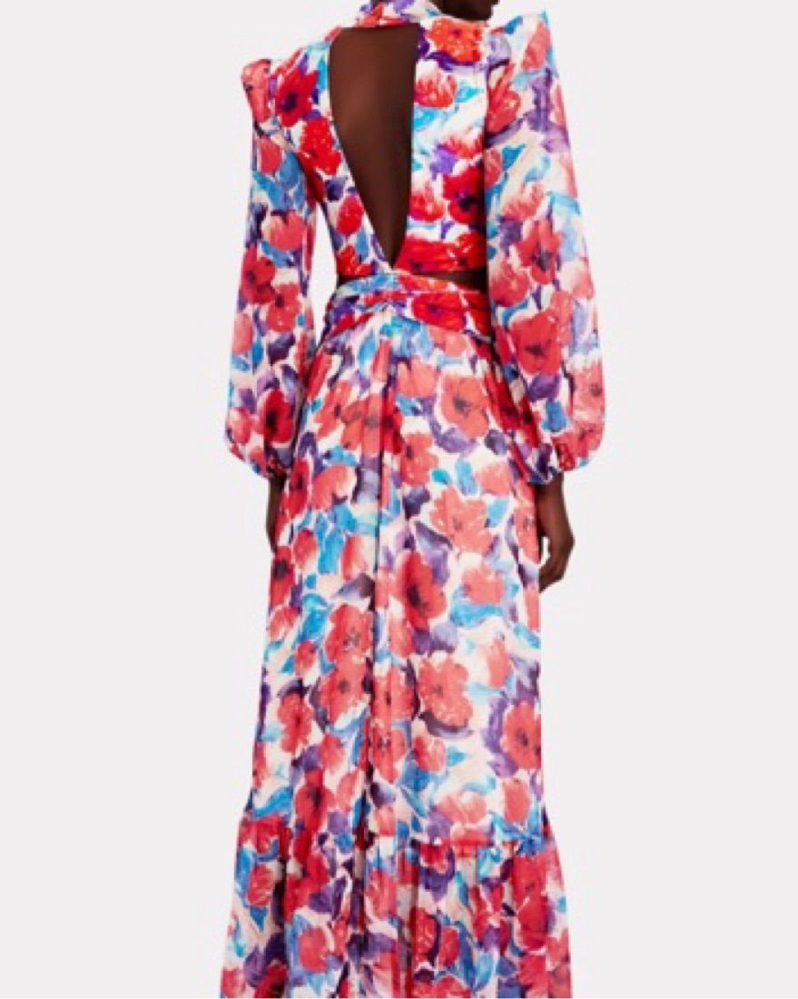 patbo violet cutout beach dress PATBO violet Plunge Cut Out Dress by PatBo