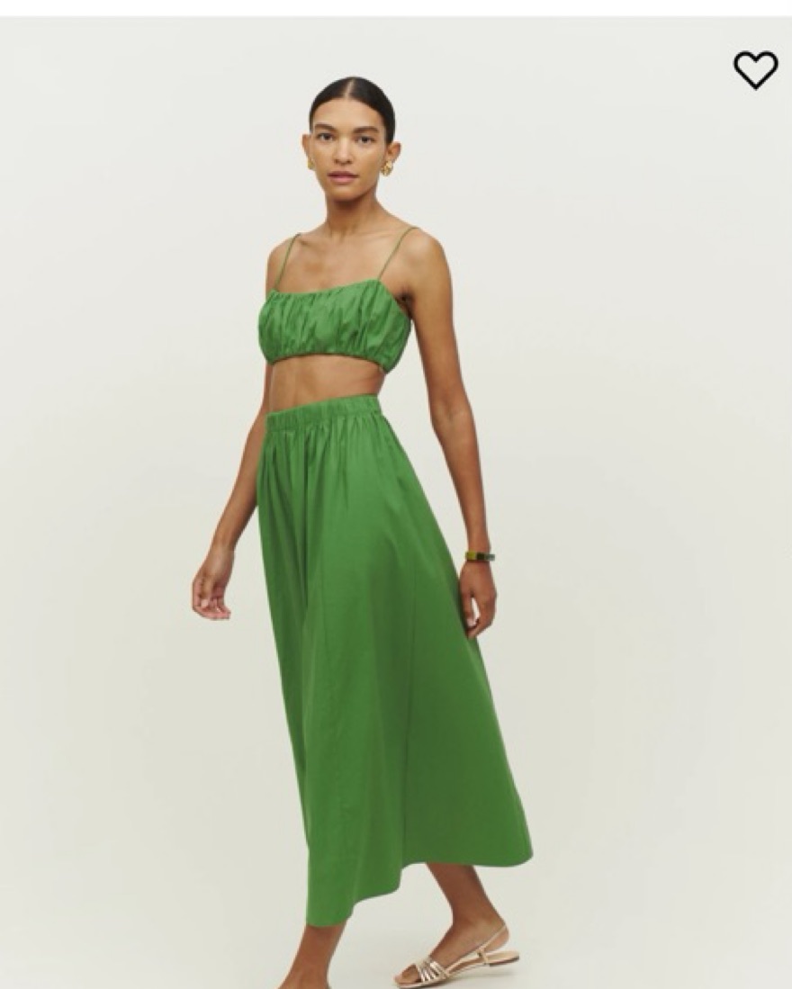 Reformation Green Matching Set | Pickle