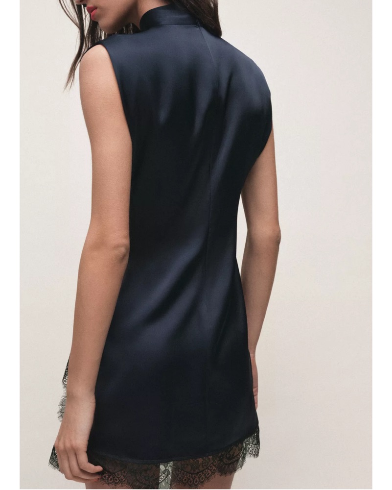 one shoulder dress navy blue Carsyn One Shoulder Mini Dress Navy
