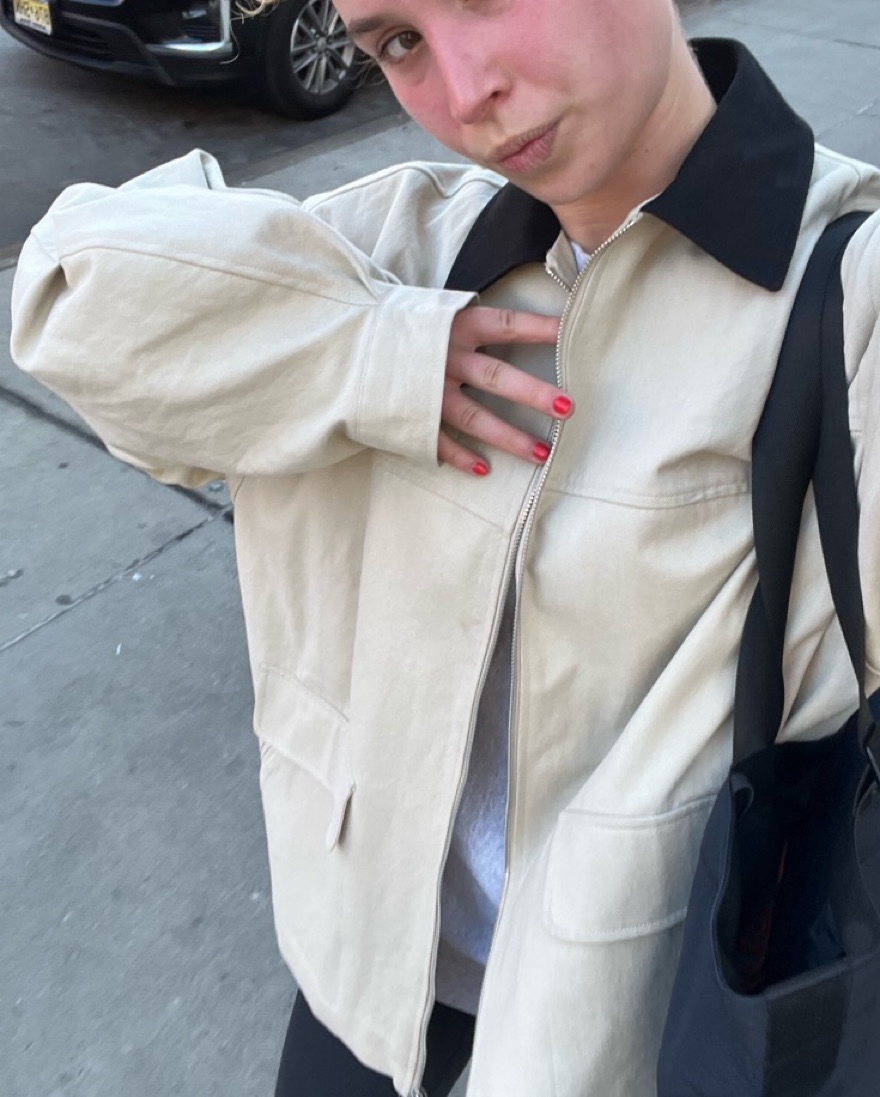 Frankie Shop Malia Utility Jacket | Pickle