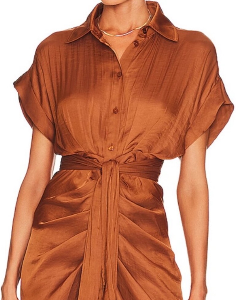 Steve Madden Tori Midi Dress - 2 by Steve Madden - Pickle
