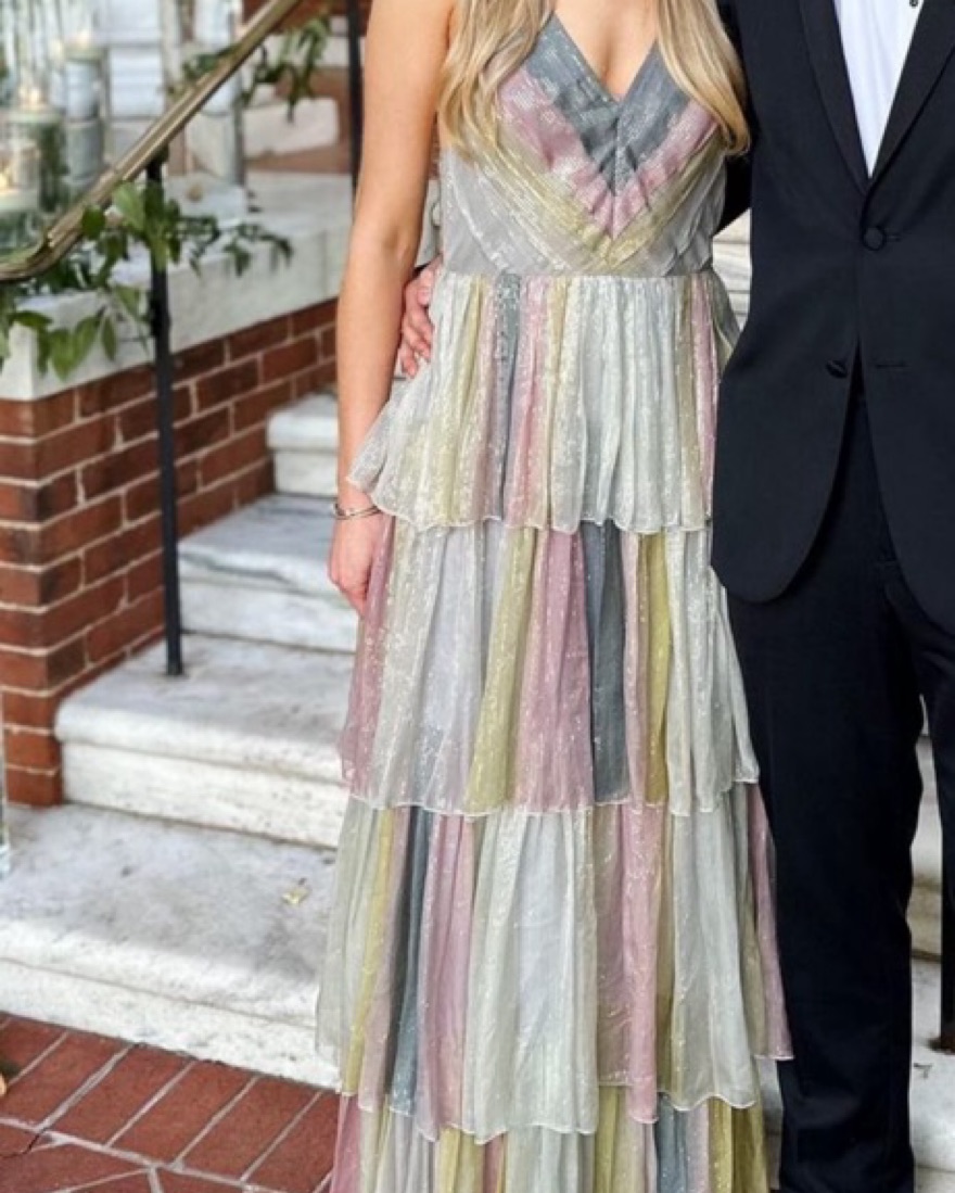 Urban Outfitters Tiered Formal Gown by Urban Outfitters - Pickle