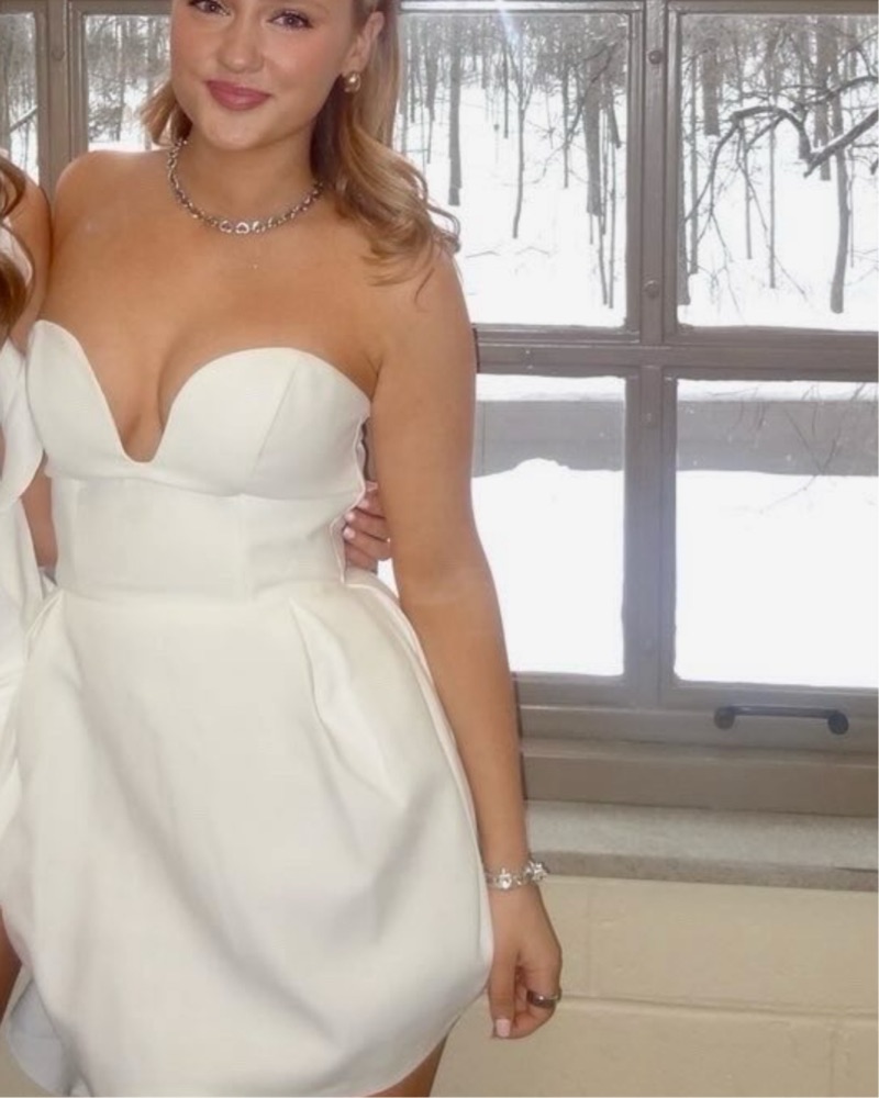 amanda uprichard white mini dress Annalise in Organza | Organza Mini Dress Her namesake brand officially launched in 2008 Amanda Uprichard Harper Mini Dress