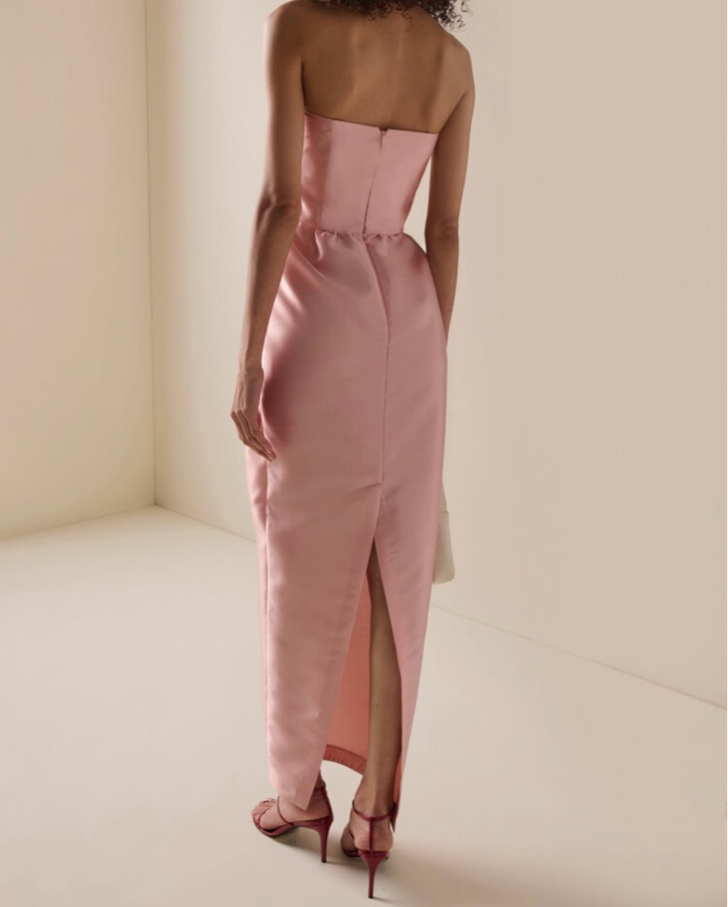 Bernadette Lennette Satin Maxi Dress 34 by BERNADETTE - Pickle