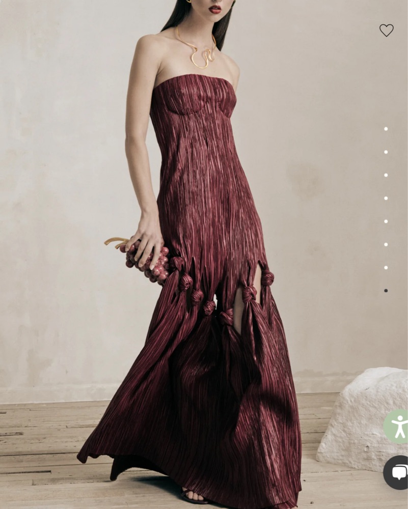 Cult Gaia Jamisha Gown Chianti by Cult Gaia - Pickle