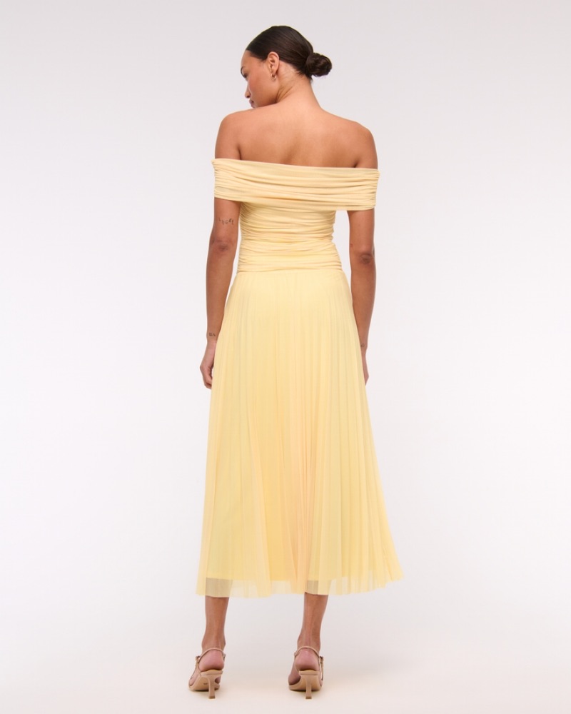 Abercrombie Butter Yellow Drop Maxi by Abercrombie and Fitch - Pickle