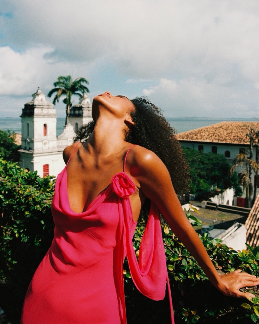 rat and boa hot pink dress Rat and Boa Sirena Dress by Rat & Boa