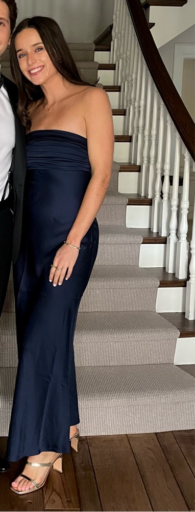 Abercrombie & Fitch Formal Navy Dress by Abercrombie and Fitch - Pickle