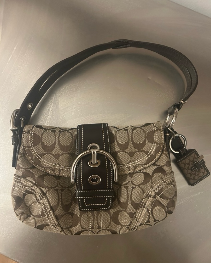 Coach Y2K Black Flap Soho Hobo Shoulder Bag by Coach | Pickle