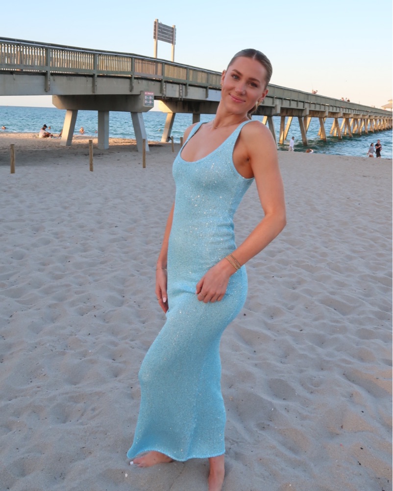 medeshe women's chiffon floral holiday beach bridesmaid maxi dress sundress Sundress, Blue Colorful, Large Fashion Belt made out of all season Option:36 Ever-Pretty Chic Spaghetti Strap