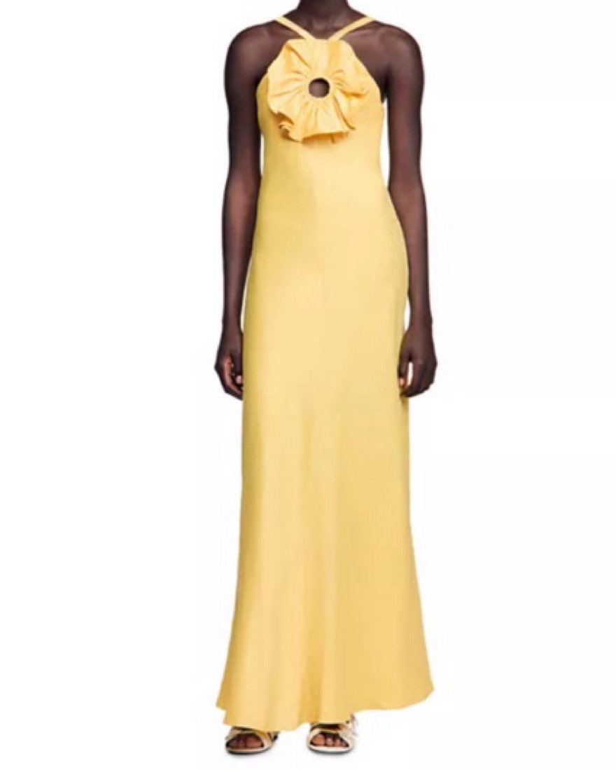 long pink dresses for women Zapakasa Women Hot Pink Long Prom Dress with Slit A-Line Spaghetti Straps  Party Dress