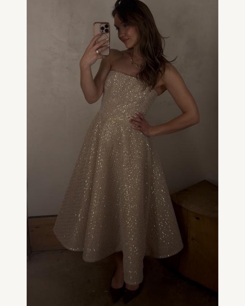 helsi vivi strapless beaded midi dress VIVI – Helsi main image 1
