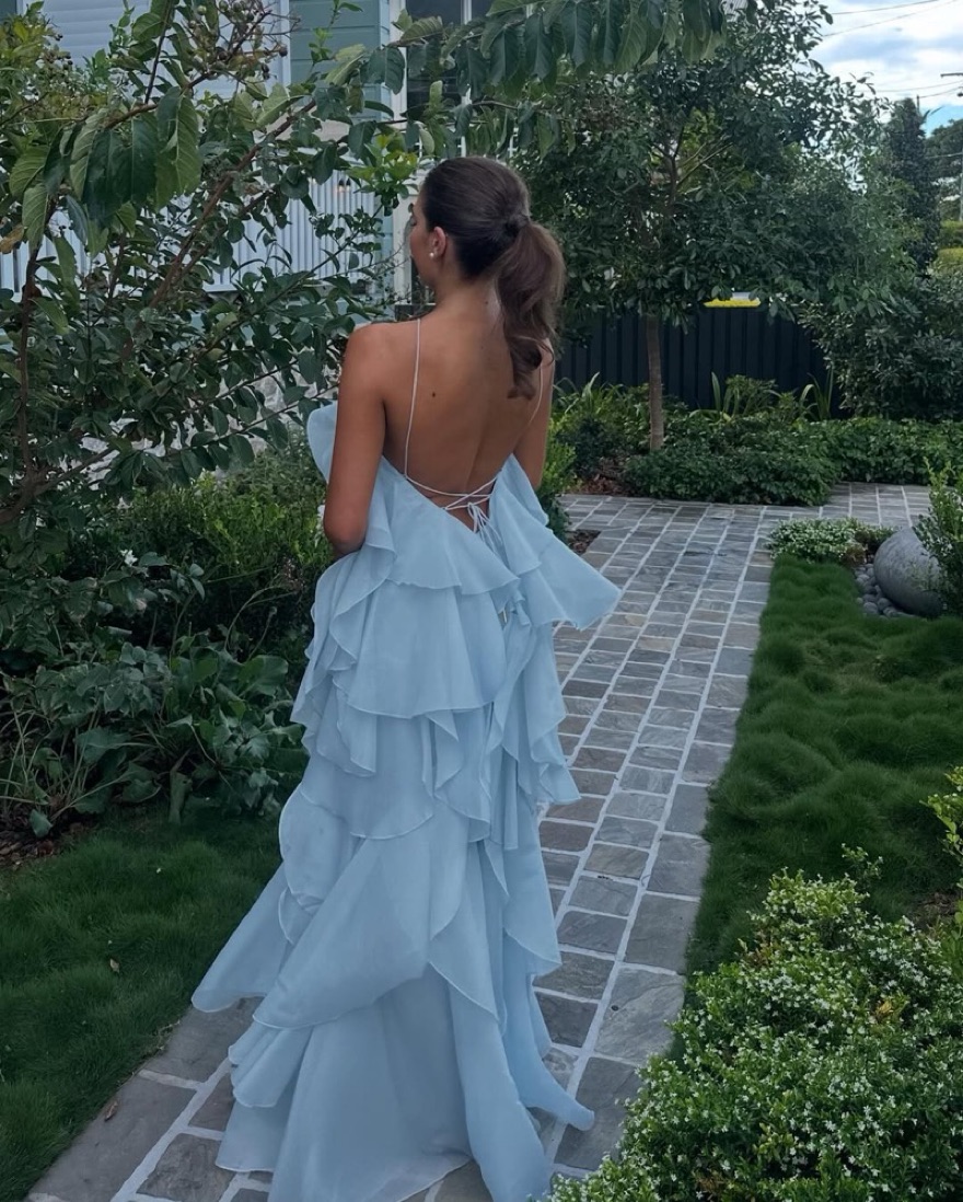 AJE Pandora Maxi Dress - Blue by Aje - Pickle