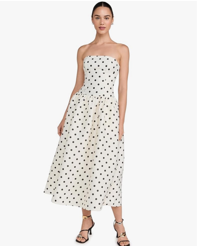 self portrait black white dress Self Portrait White/Black Crepe & Lace Pleated Maxi Dress S Self-Portrait