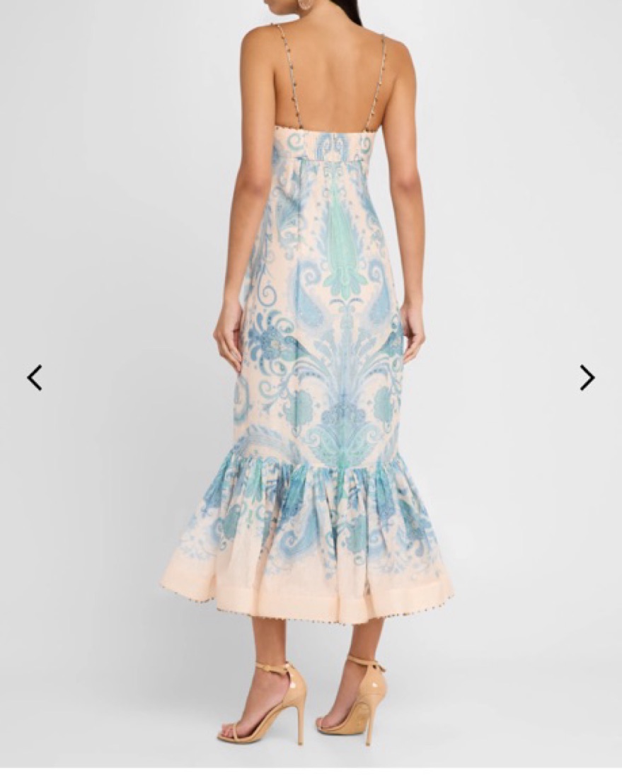 ワンピース ZIMMERMANN Illuminate Gown' dress ZIMMERMANN Illuminate Maxi Dress | Blue | FARFETCH