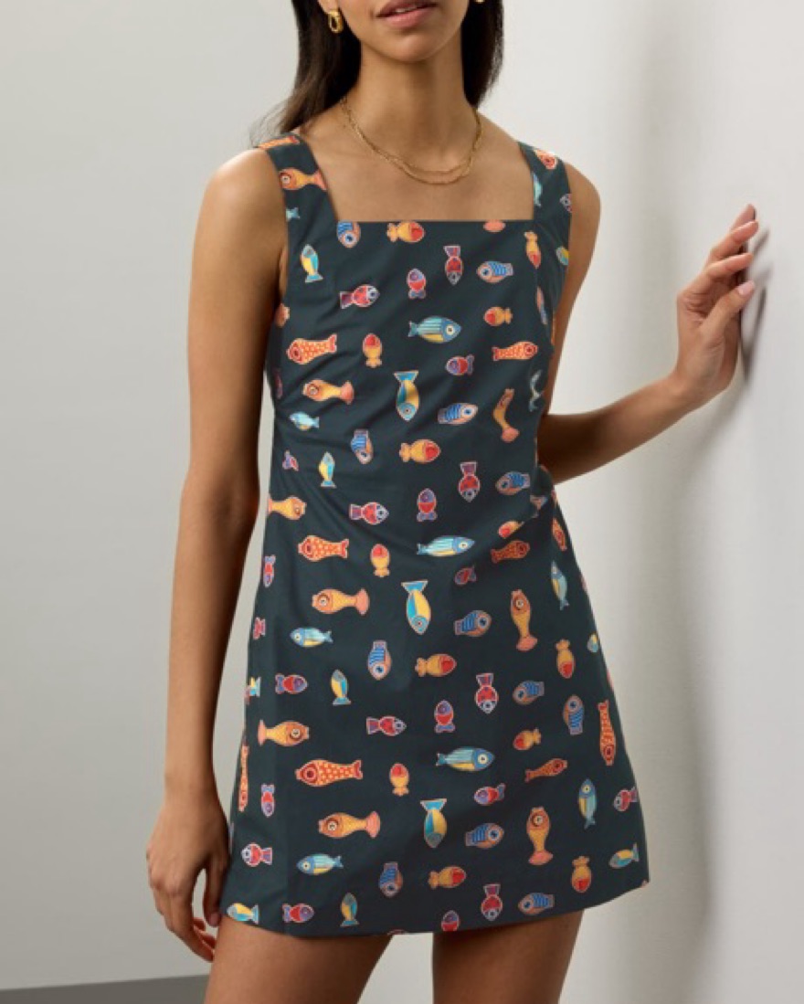 Ciao Lucia Aukai Sardine Dress by Ciao Lucia - Pickle