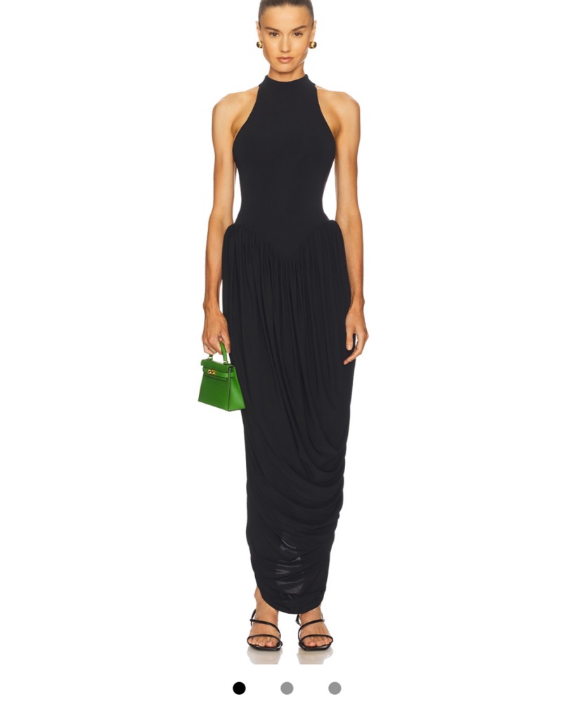 black summer dresses for women Totme Twisted Jersey Dress Black  Neighbour