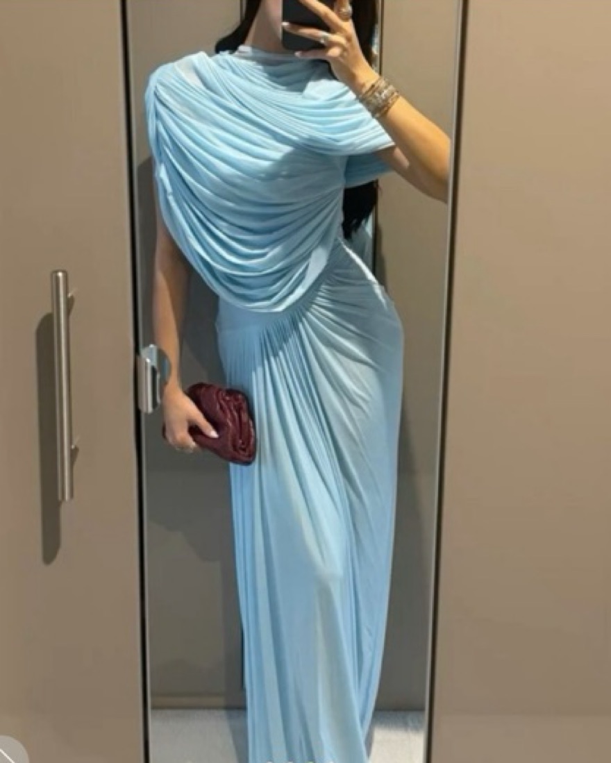 deme by gabriella dress blue Deme by Gabriella Chloe Gown in Navy Blue