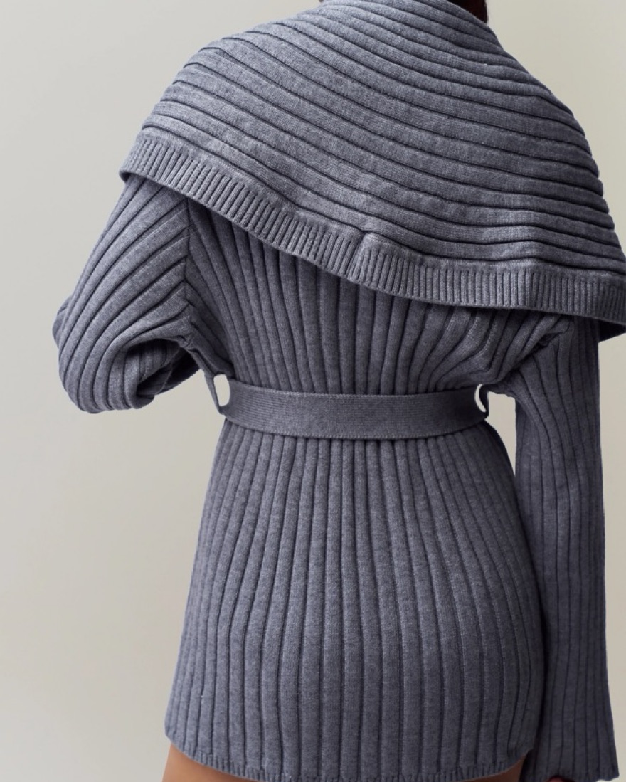 Guizio Knit Wrap Cardigan by Danielle Guizio - Pickle