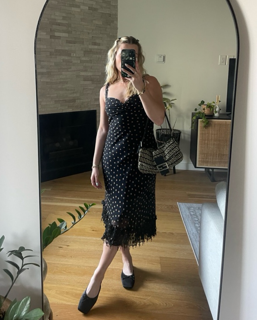 Vintage Betsey Johnson Polka Dot Dress by Betsey Johnson - Pickle