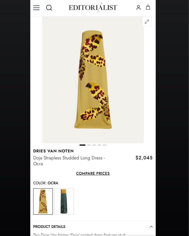 Dries Van Noten Orchid Gown by Dries Van Noten - Pickle