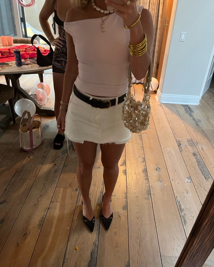 【関税&送料込】Off-White Mini Skirt White Cargo Mini Skirt – Indie Collection