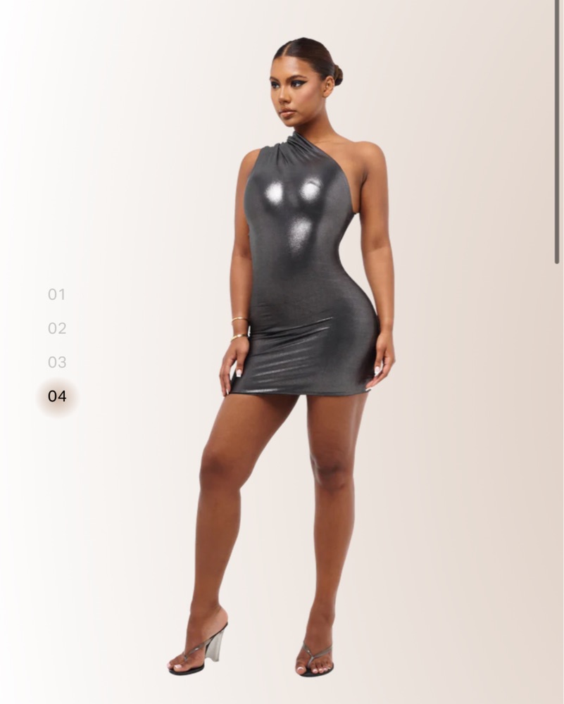 gold mini dresses Sadie Structured Mini Dress / Gold | MESHKI