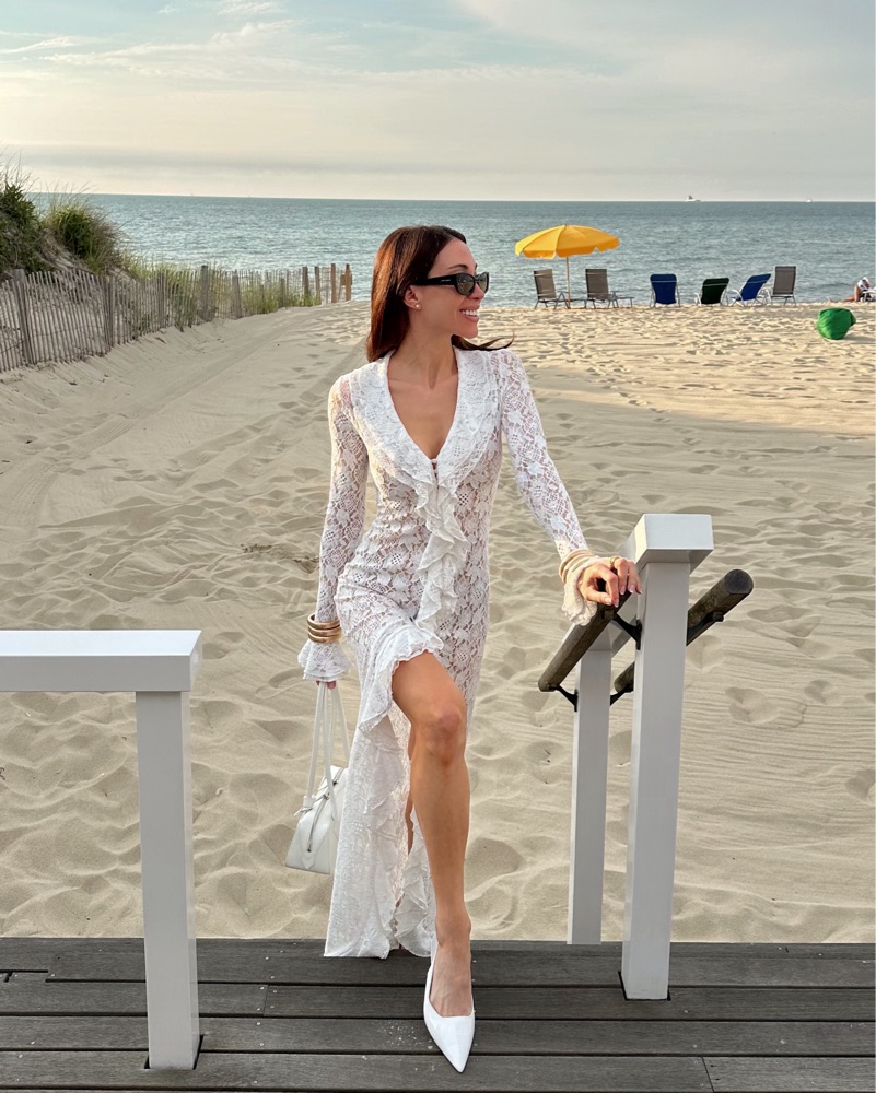 SMALL | ARAKII Lace Maxi Dress by Arakii - Pickle