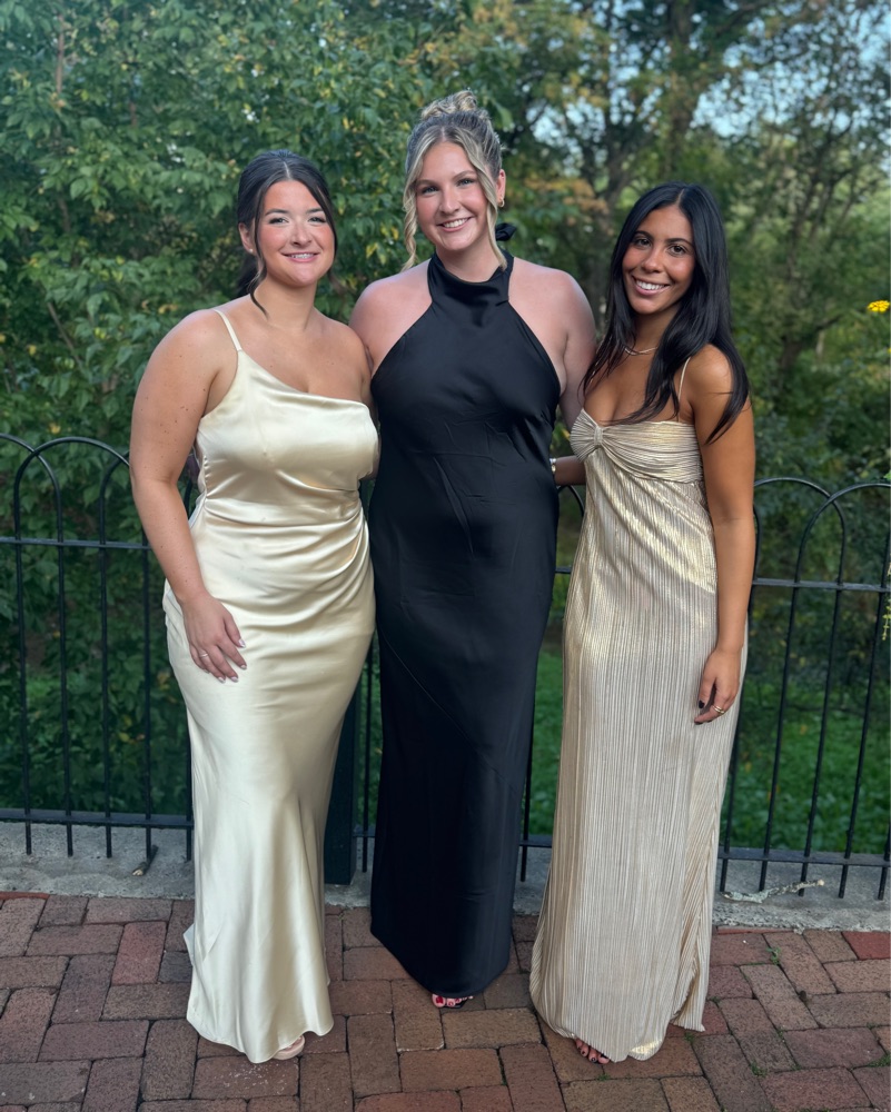 lovers and friends gold dress Lovers + Friends