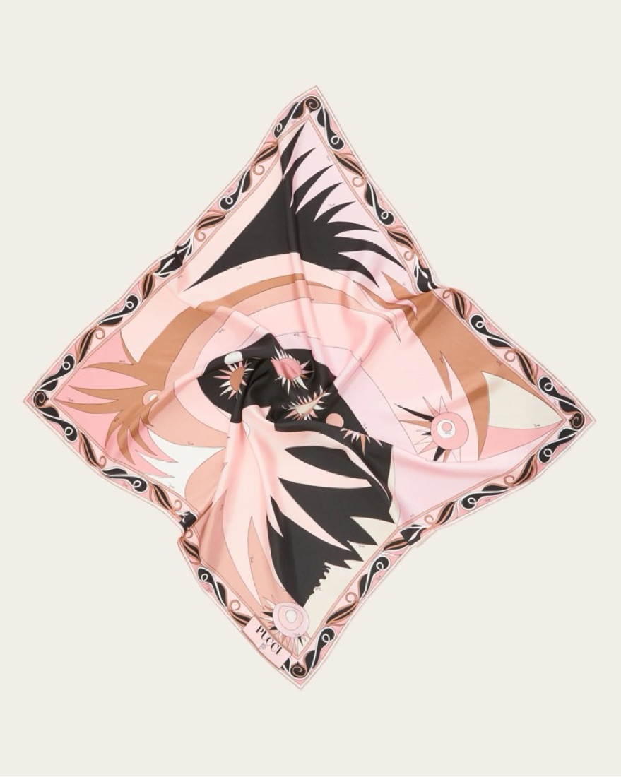EMILIO PUCCI ピンク シルクツイル スカート 42 $_32.JPG?set_id=880000500F