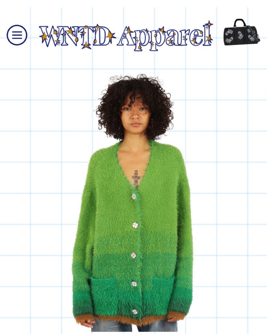 WNTD Apparel Mohair Cardigan | Pickle