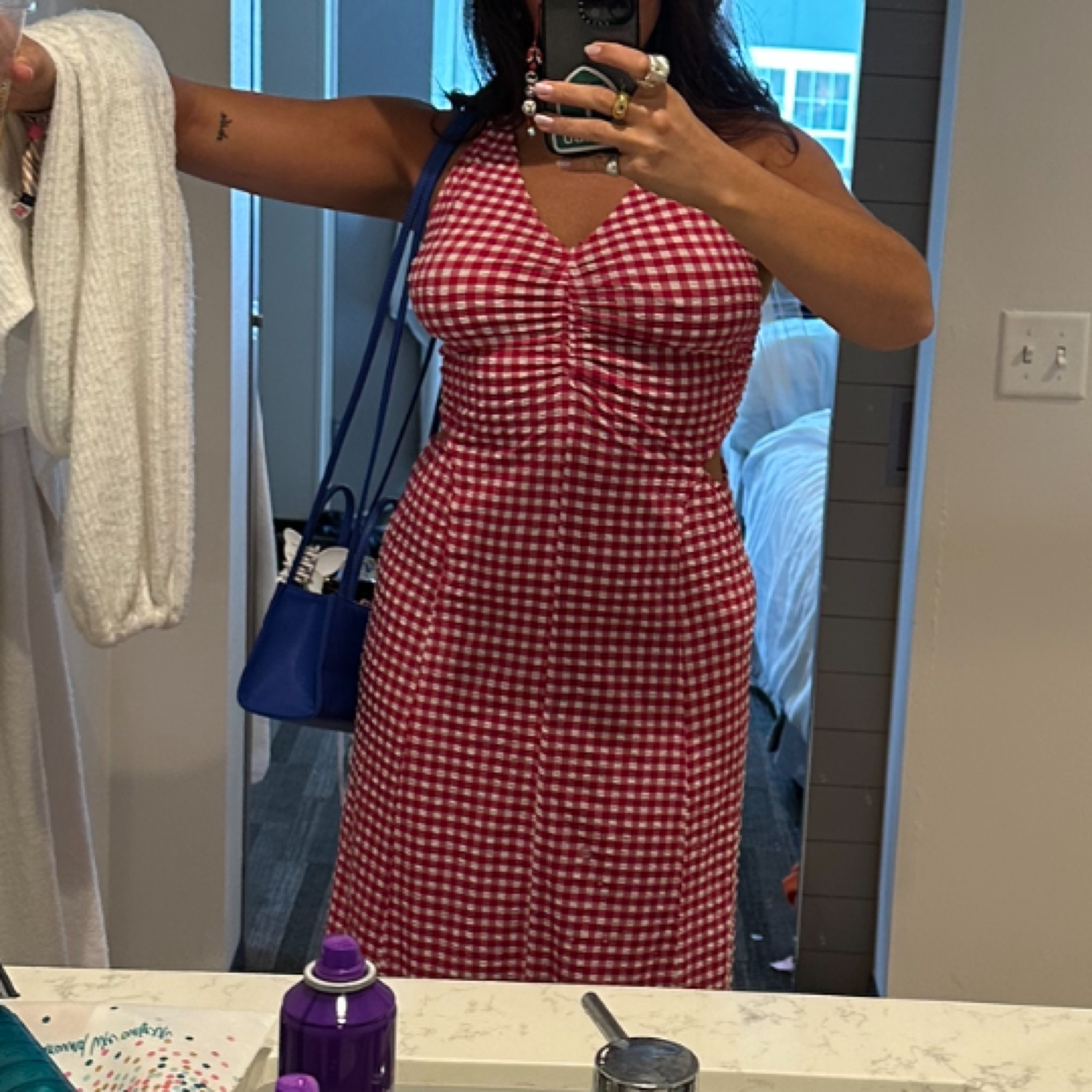 Ganni Gingham Maxi Dress | Pickle