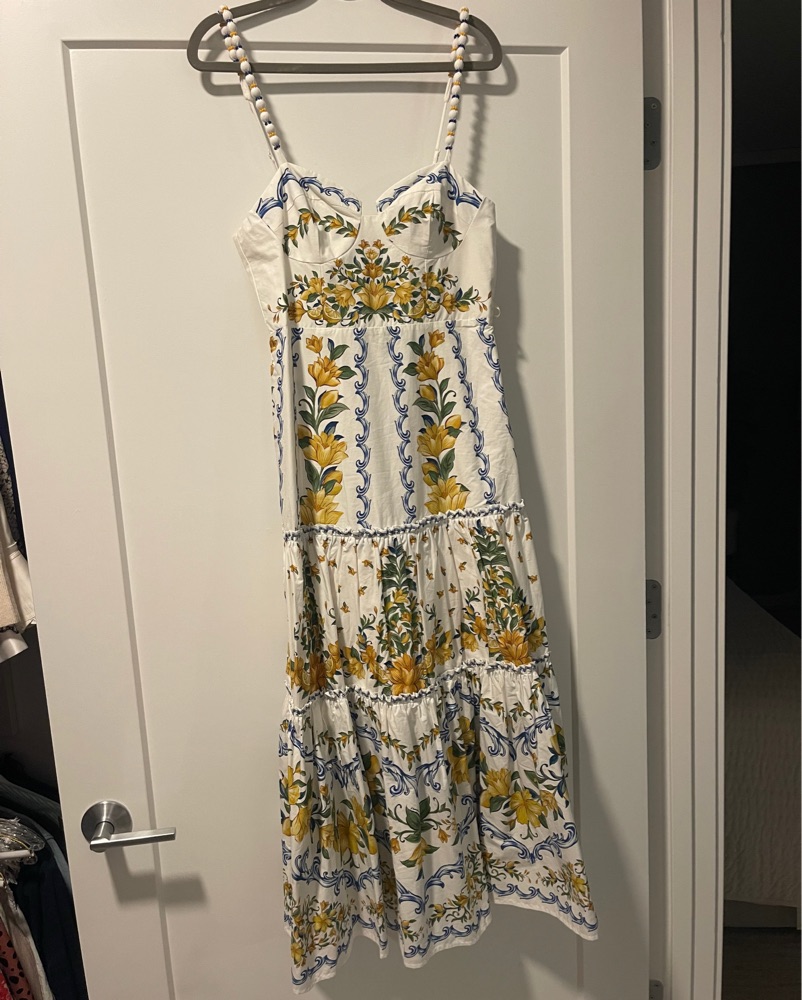 farm rio sicily printed midi dress FARM Rio Sicily Midi Dress
