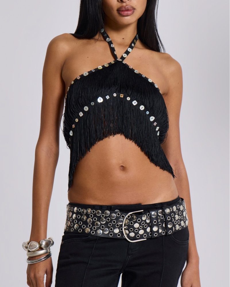 トップス jaded London Jaded London Super Cowl Neck Top With Straps in Multi | REVOLVE