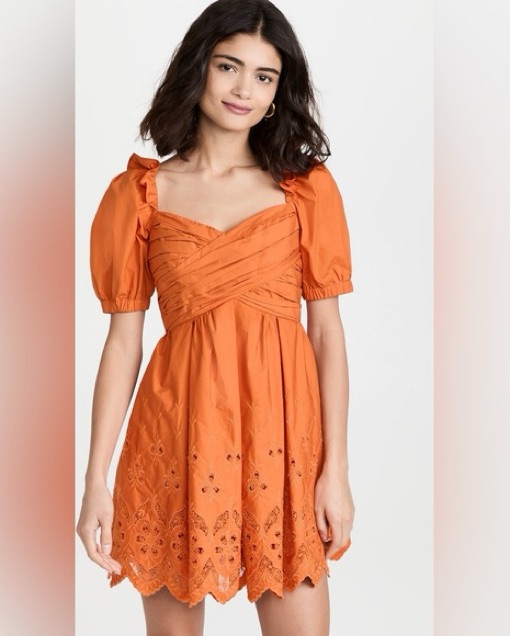 orange self portrait dress Rent Self-Portrait Off-Shoulder Pleated Orange Chiffon Dress - Self-Portrait