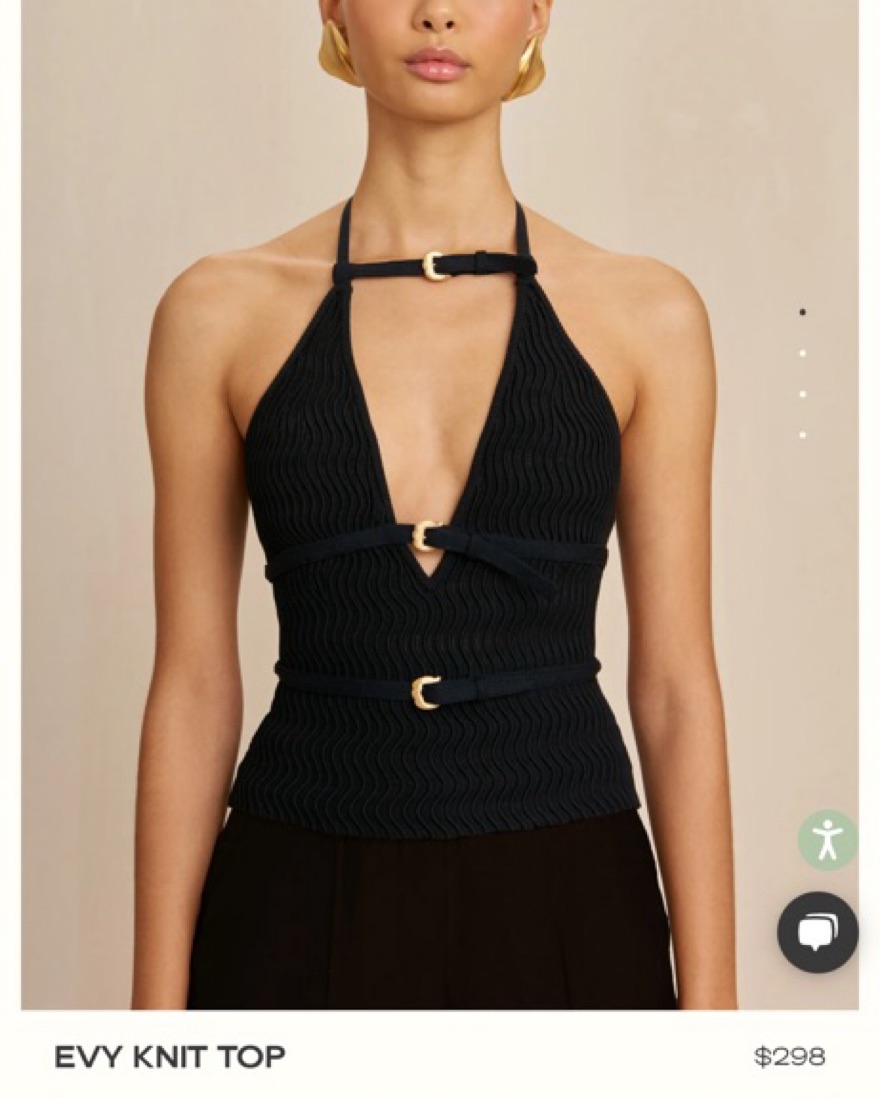 Cult Gaia Evy Knit Top by Cult Gaia - Pickle