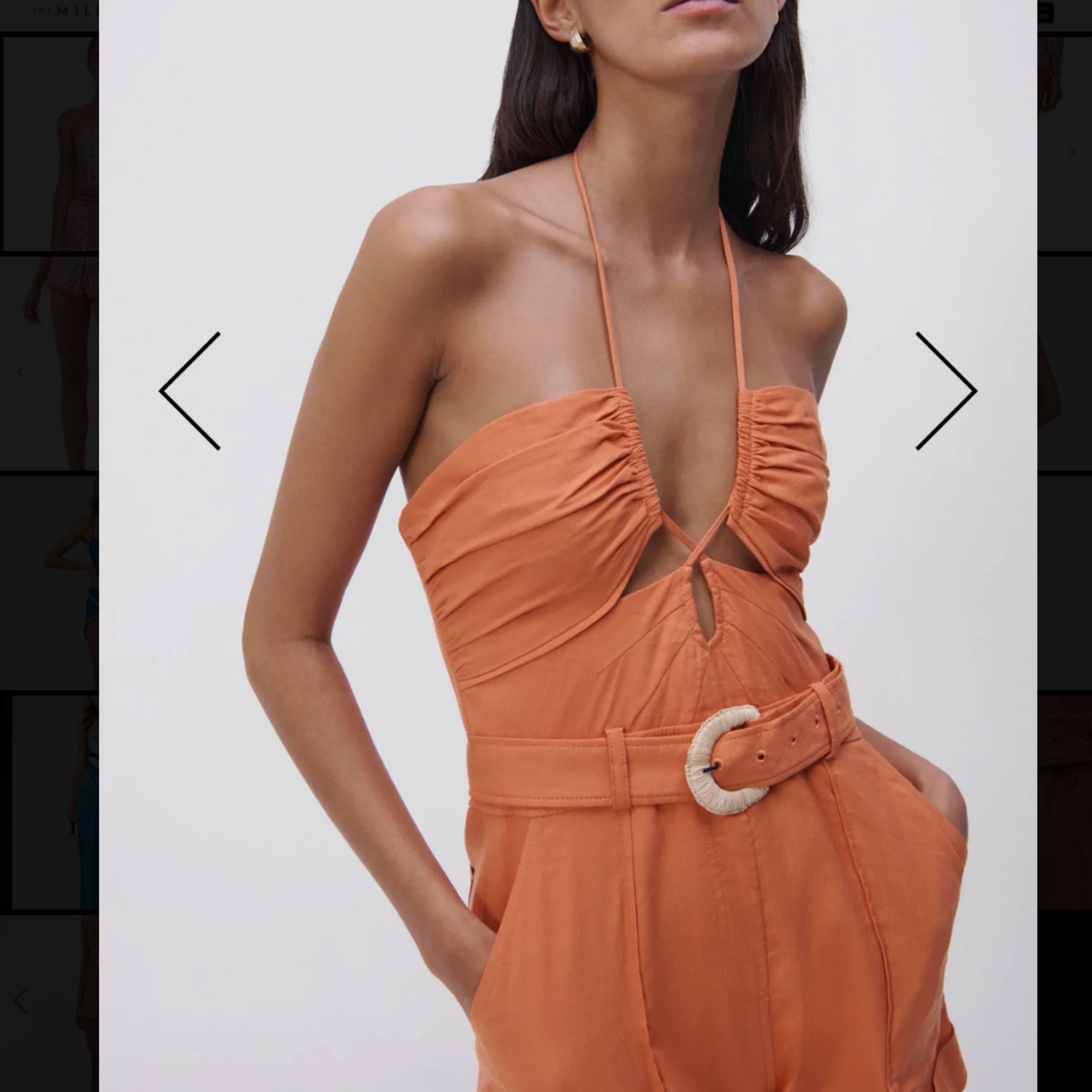 Jonathan Sinkhai Halter Romper | Pickle