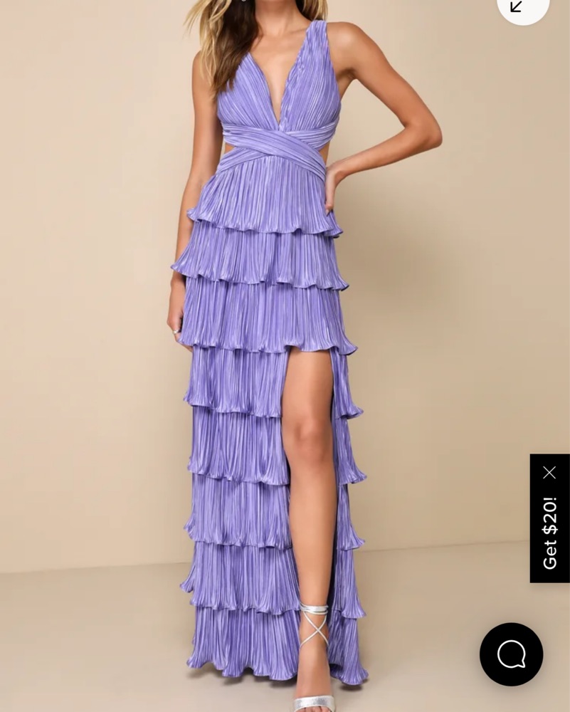 lulus light purple dress Lulus Heavenly Hues Lavender Maxi Dress