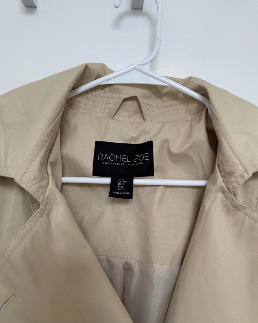 Rachel zoe trench coat store