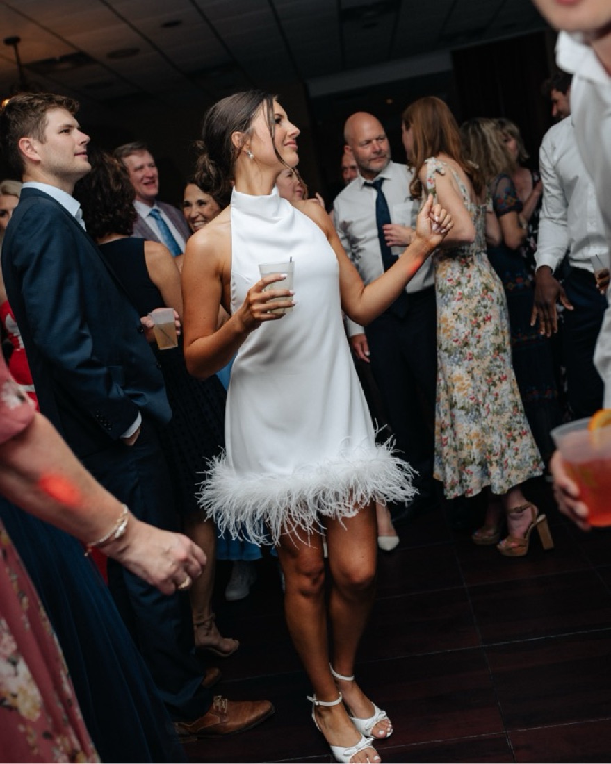 classic white wedding dress Classic Simple Soft Satin Wedding Dress La Divine 7469W 4 / Off-White main image 0