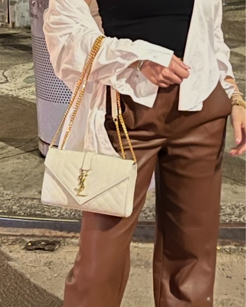 White YSL Bag by YSL - Pickle