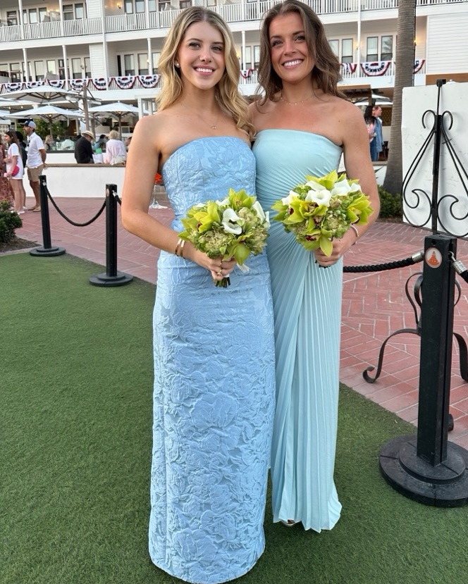 sachin and babi blue dress Sachin & Babi Brooklynne Gown - Maritime Corsage