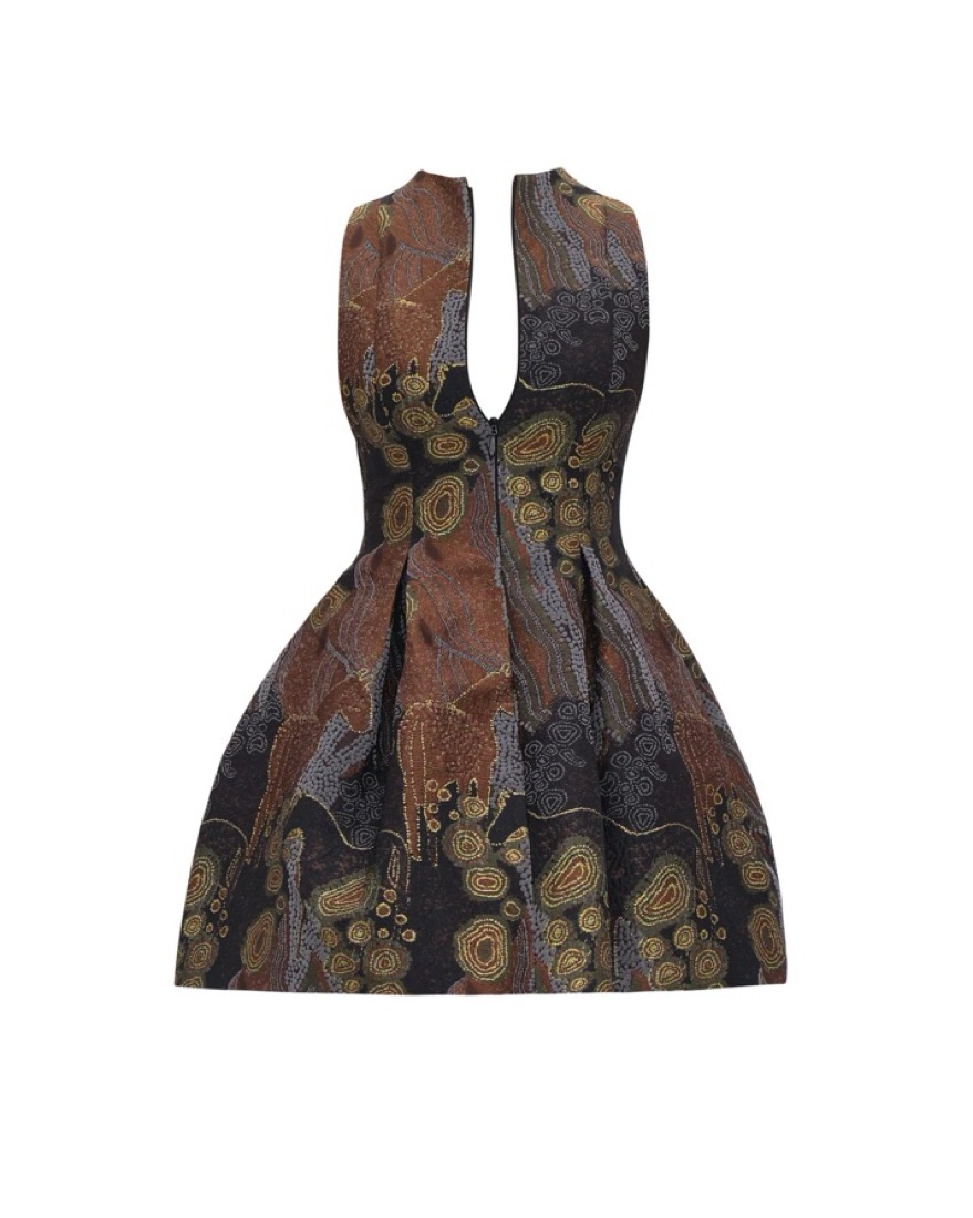 ANDREA IYAMAH VENTI DRESS -KAVA JACQUARD by Andrea Iyamah - Pickle