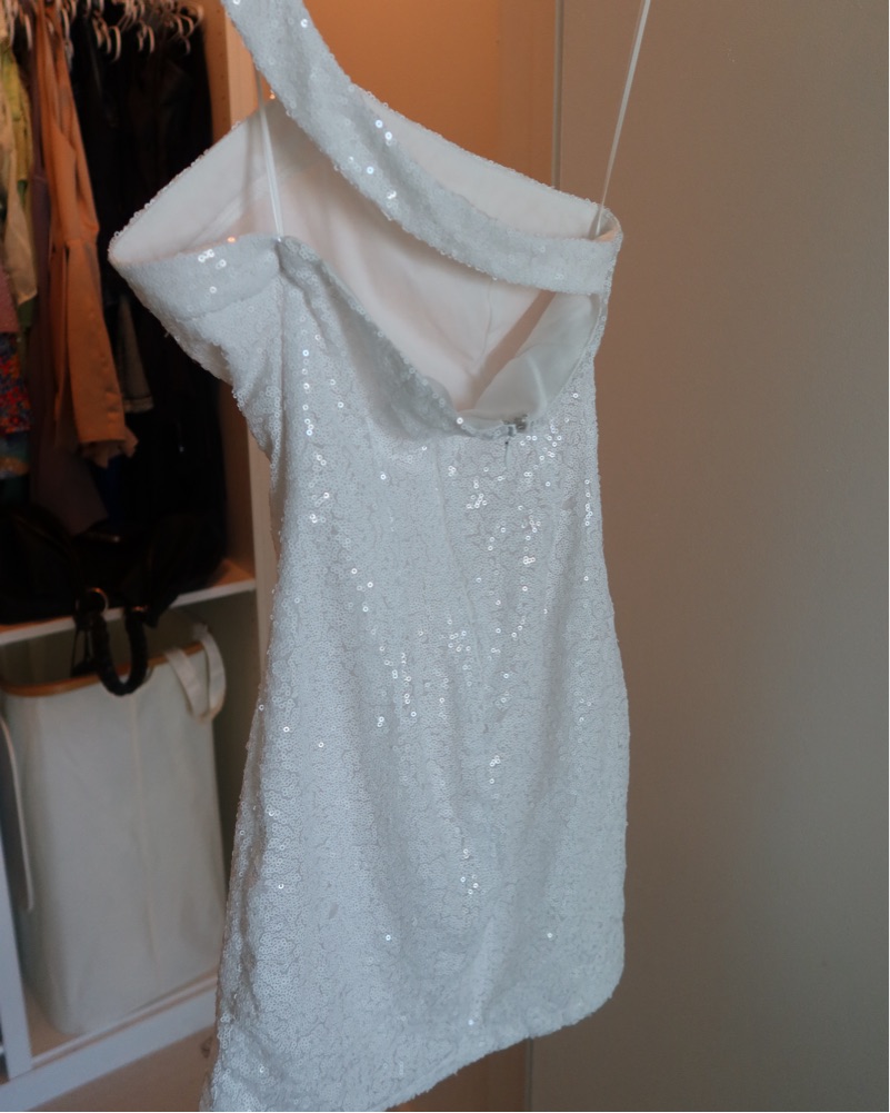 dress long satin Soft satin dress, long-sleeve, off-shoulder Sale main image 0