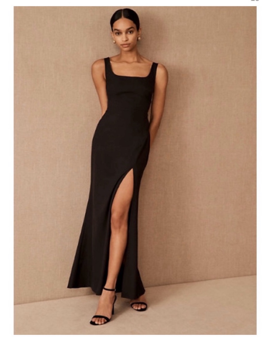 bhldn blake square-neck stretch crepe maxi dress bhldn Blake square-neck stretch crepe maxi dress